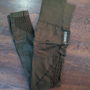 Gymshark Kids Dark Green Leggings
